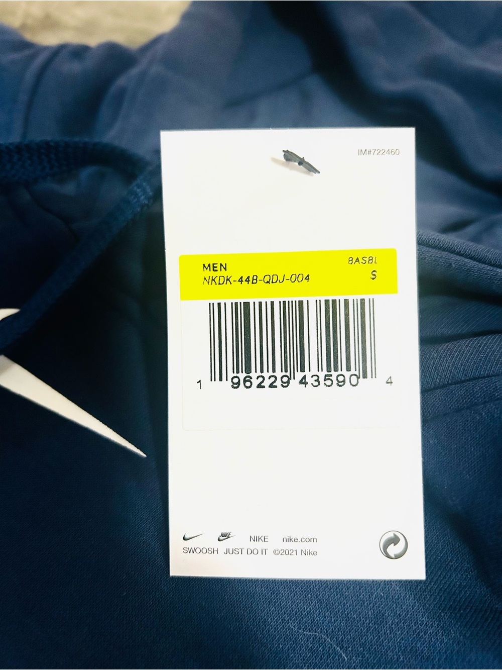 Nike Navy RE2PECT New York Yankees Crewneck Hoodie - Picture 2 of 3